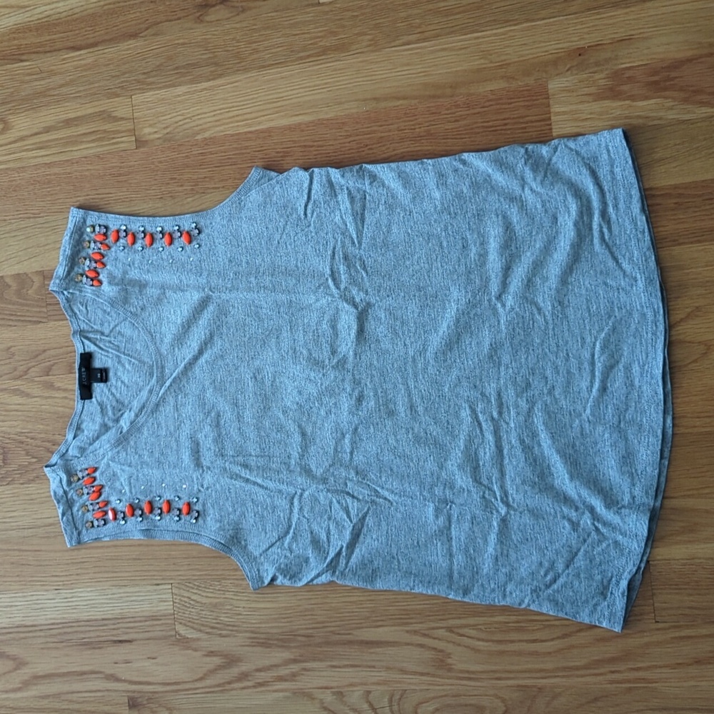 J Crew Embellished Tank XS
